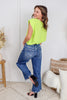 Lovervet Reg/Plus Cool Girl Wide Crop Jeans