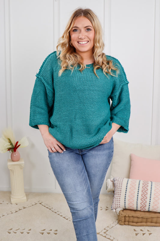 Chunky Delight Knit Sweater