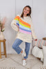 Ray of Light Color Block Pullover