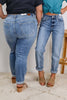 Judy Blue Reg/Plus Hot Damn Bleach Wash Boyfriend Jeans