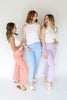 Sweet Tooth Colored Denim Straight Leg Jeans (3 colors)