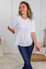New Days Ahead White Blouse