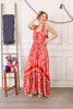 Vermillion Vines Maxi Dress