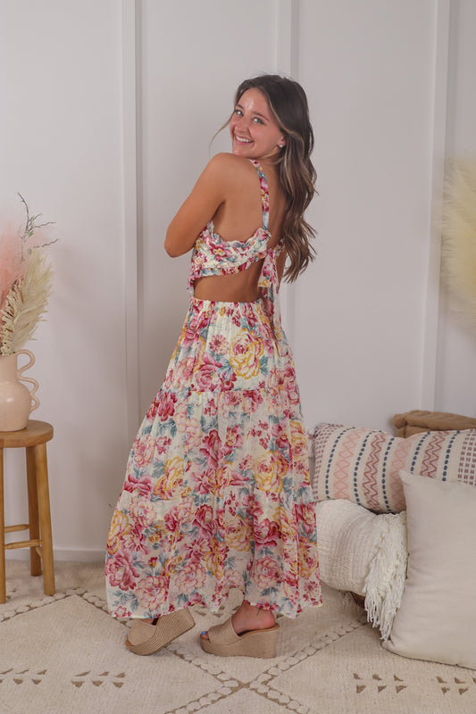 Heartfelt Blossoms Maxi Dress