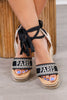 Château Chic Espadrille Wedge Sandals