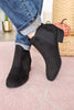 Teapot Microsuede Ankle Bootie