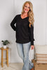 Carefree Charm Puff Sleeve Knit Top