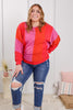 Coastal Side Chunky Stripe Ribbed Top