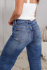Casually Cool Vintage Wash Wide Leg Crop Judy Blue Jeans