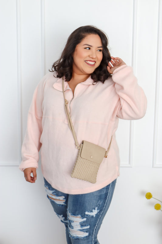 Oversized Bliss Cozy Pullover Top