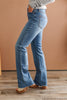 Judy Blue Reg/Plus Rewind it Back Raw Hem Bootcut Jeans
