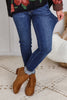 Judy Blue Reg/Plus Shake & Bake Mid Rise Classic Skinny Jeans