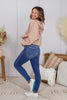 Judy Blue Reg/Plus Prom Queen Classic Thermal Skinny Jeans