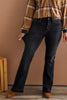 Judy Blue Reg/Plus Shadow Days Faded Black Slim Bootcut Jeans