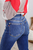 Judy Blue Reg/Plus Toast of the Town Thermal Straight Leg Jeans
