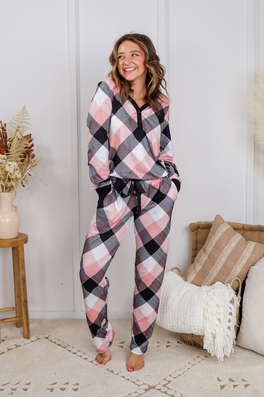Cozy Cabin Plaid Sleep Set