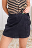 Black Betty High Waist Judy Blue Denim Skort