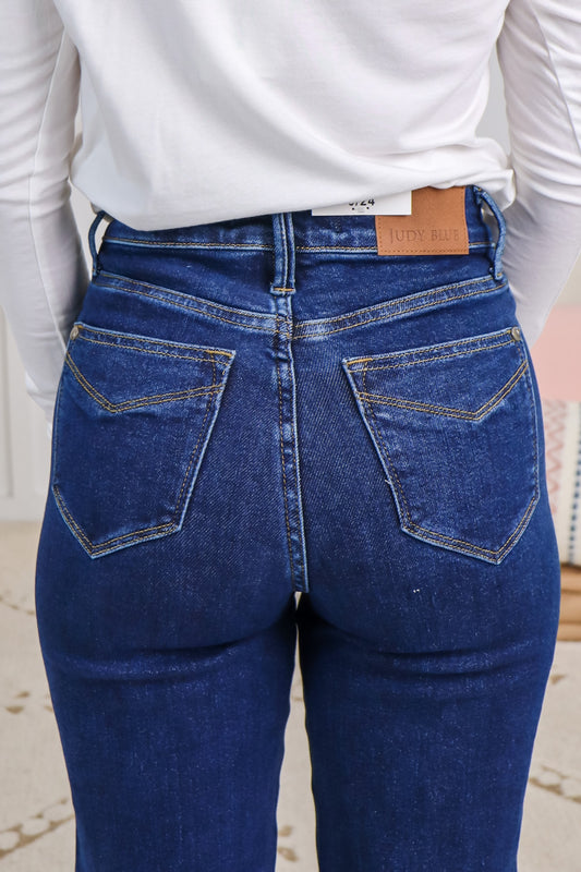 Judy Blue Reg/Plus Shape Whisperer Tummy Control Straight Leg Jeans