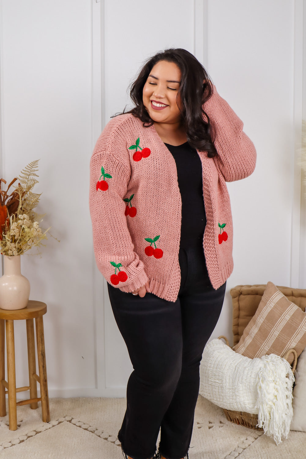 Plus size outlet christmas cardigan sweater