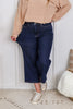 Judy Blue Reg/Plus Bellagio Breeze Tummy Control Cropped Jeans