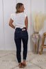 Judy Blue Reg/Plus Cell Phone Pocket Skinny Jeans