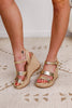 Golden Coast Espradille Wedge Sandals
