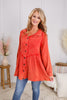 Beloved Threads Button Up Tunic Top
