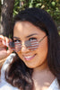 Americana Romance Heart Shape Aviator Sunglasses