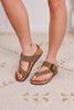 Coachella Big Buckle Braided Sandals