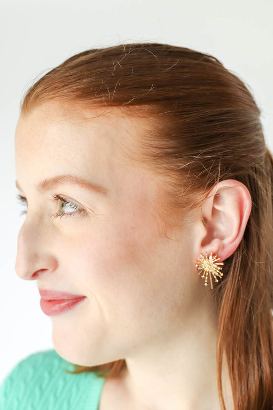 Starburst Spark Post Earrings