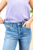 Under the Stars Classic Wash Raw Hem Jeans