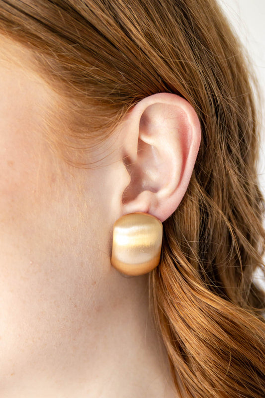 Lunar Luxe Satin Post Earrings