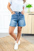 Bluewave Relaxed Fit Mom Shorts