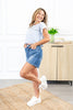 Bluewave Relaxed Fit Mom Shorts