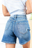 Bluewave Relaxed Fit Mom Shorts