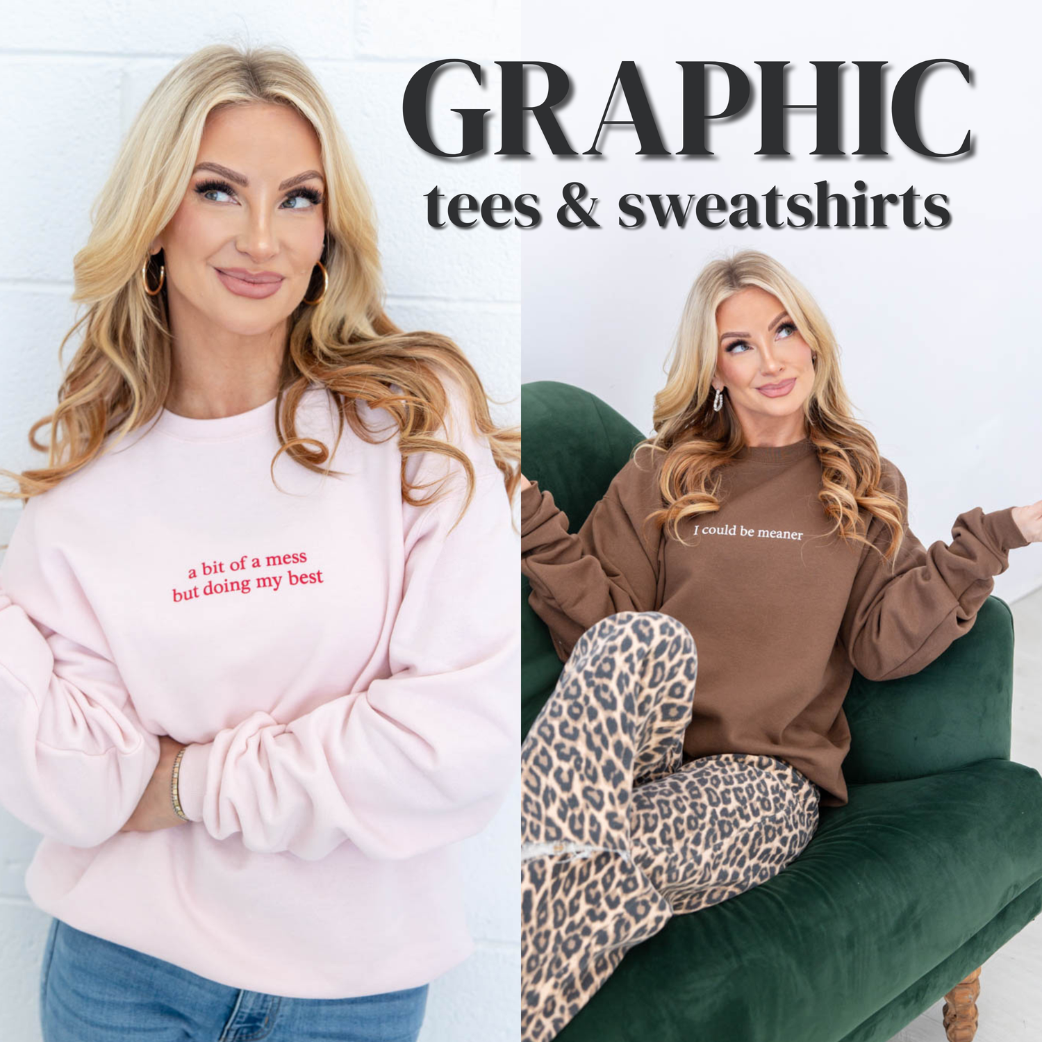 Graphic tees & sweatshirts