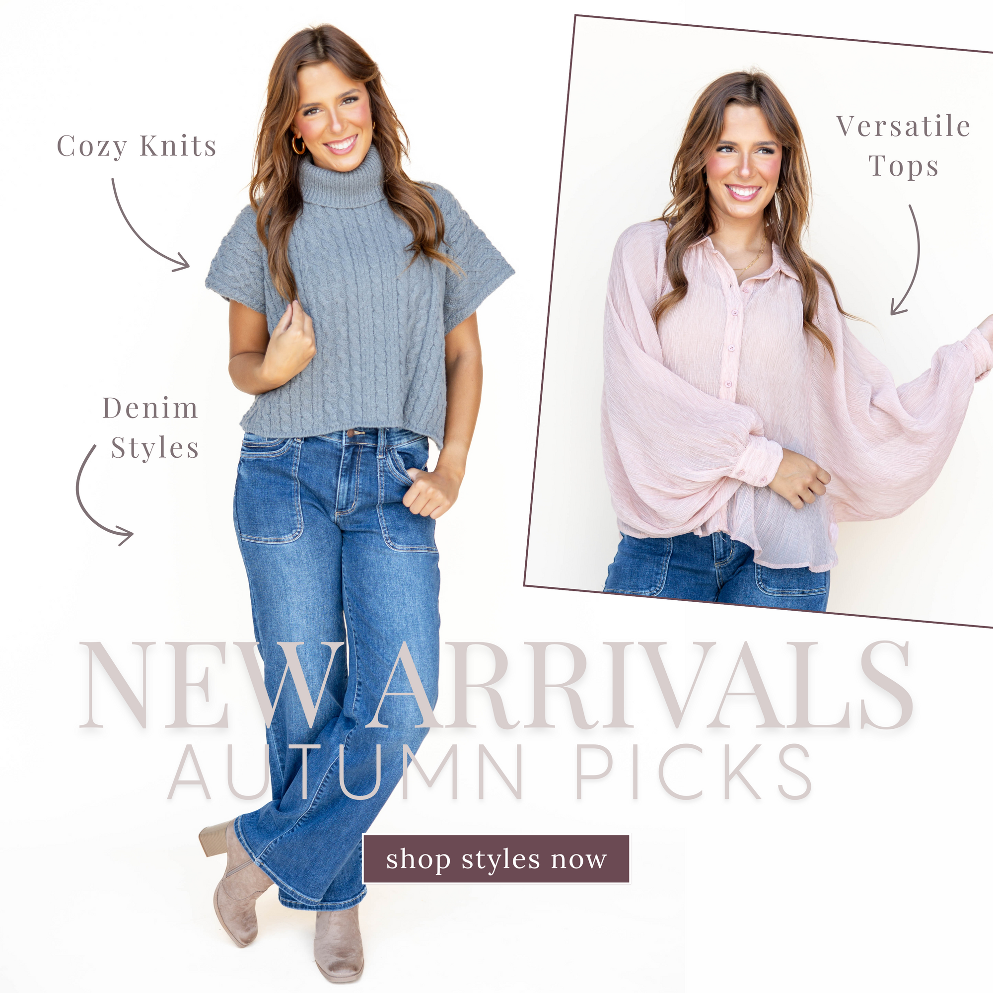 Autumn Picks - Fresh denim & Cozy knits