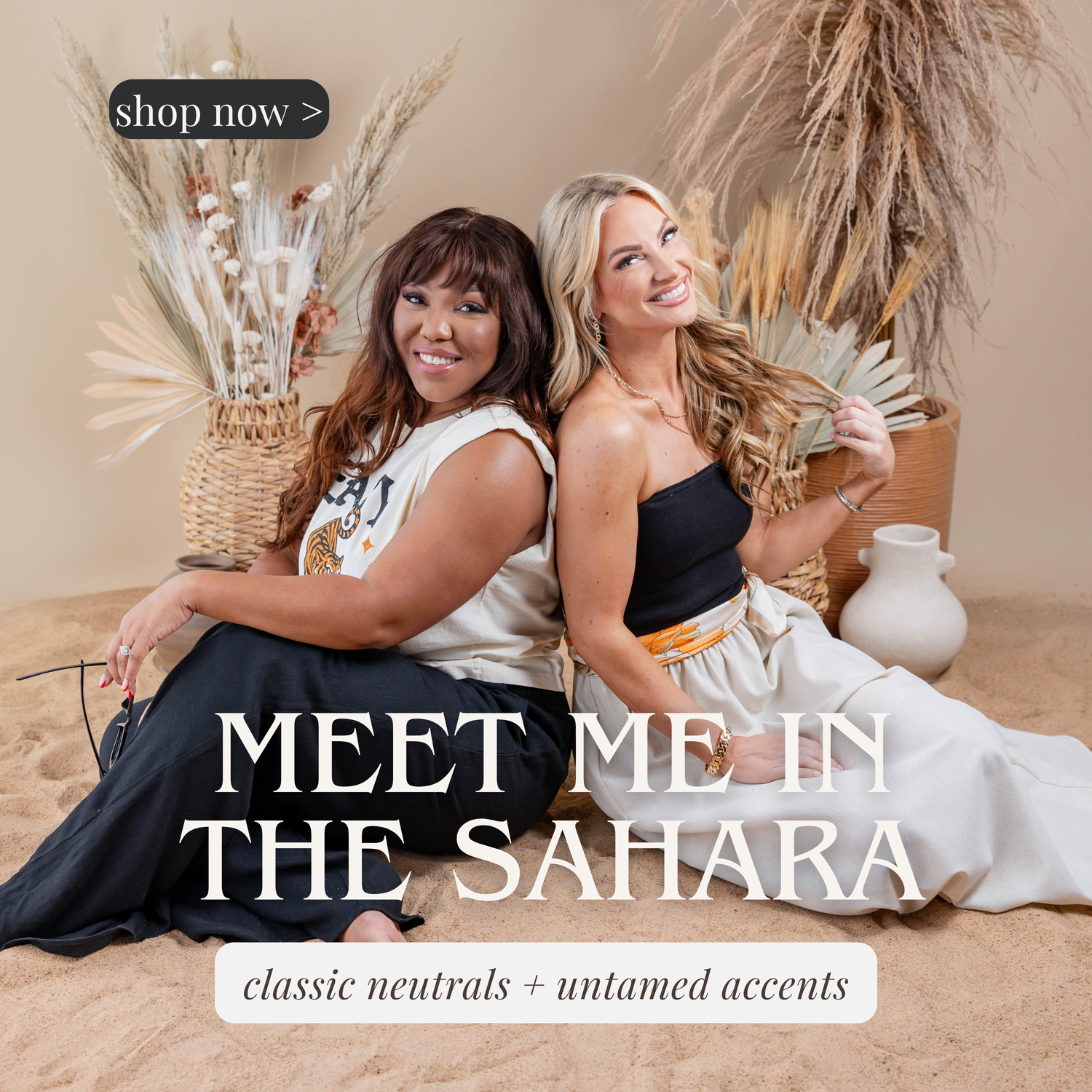 Meet me in the Sahara - Neutral Outfits, Animal Prints & Easy Everyday Style