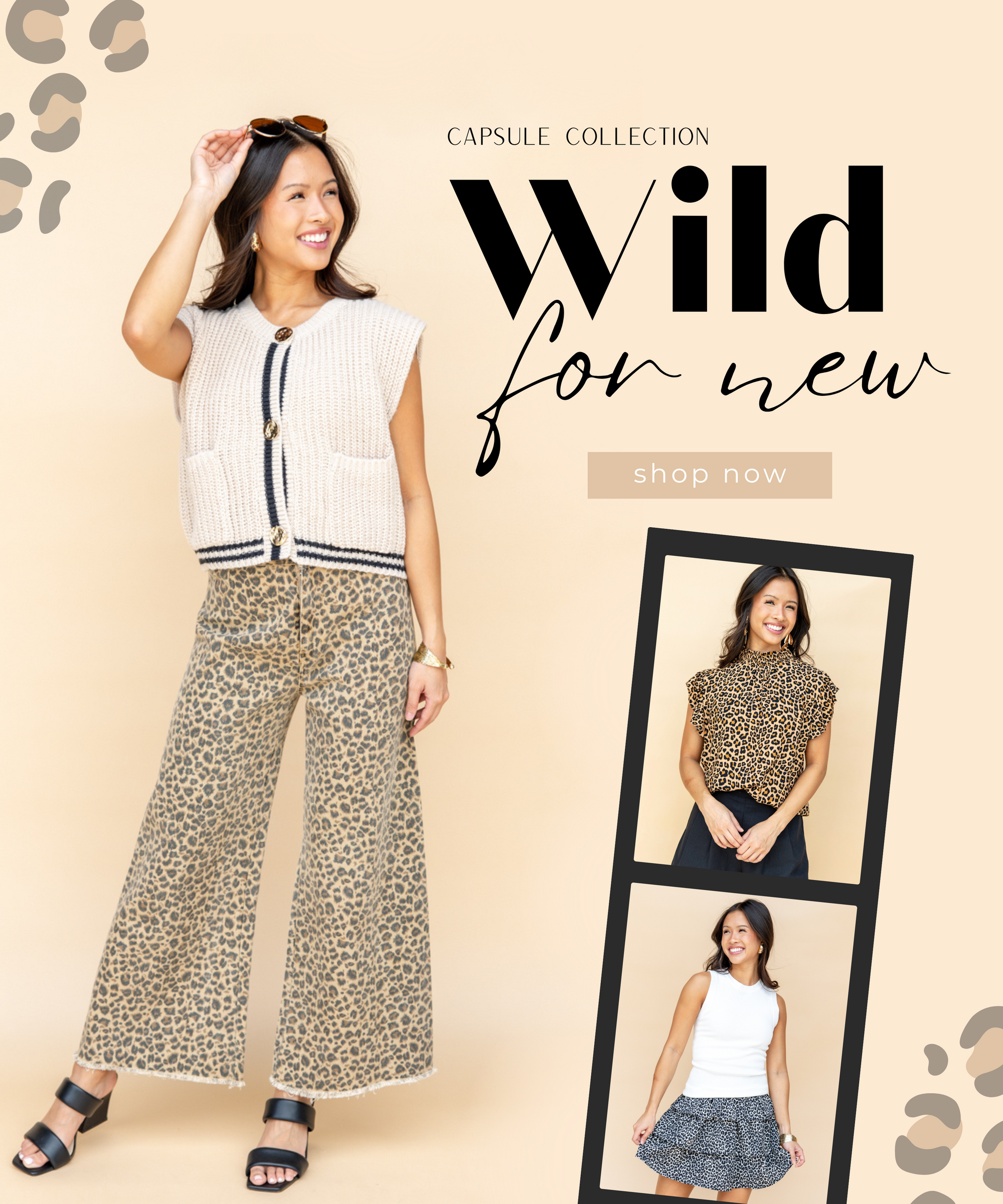 Wild for New -  leopard fashion trends