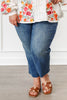 Keepin' It Real Cropped Wide Leg Judy Blue Jeans