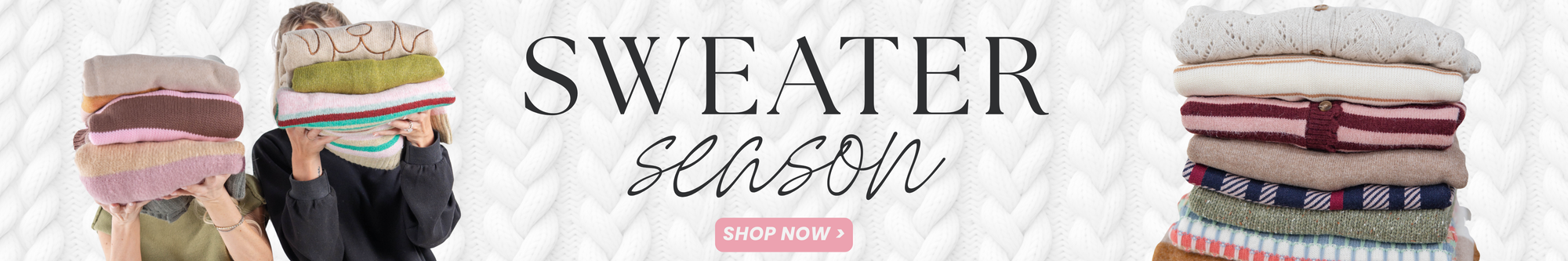 Women's cozy, warm knit sweaters to keep you looking cute through the 'ber months