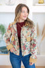 Floral Whimsy Button Down Jacket