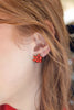 Mistle-Bow Stud Earrings