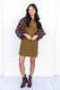 Classic Trendsetter Corduroy Mini Dress