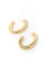 Polished Aura Oval Hoops