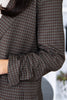 Checked For Success Collared Blazer