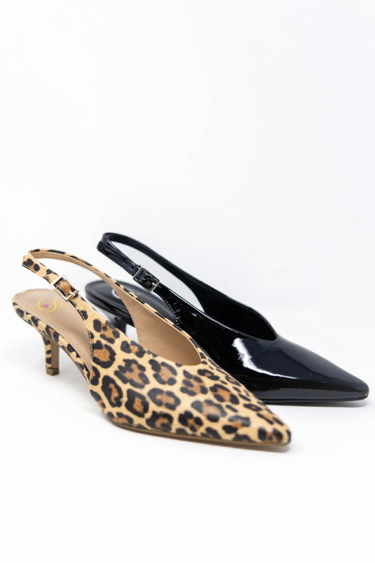 Wild Love Slingback Kitten Heel