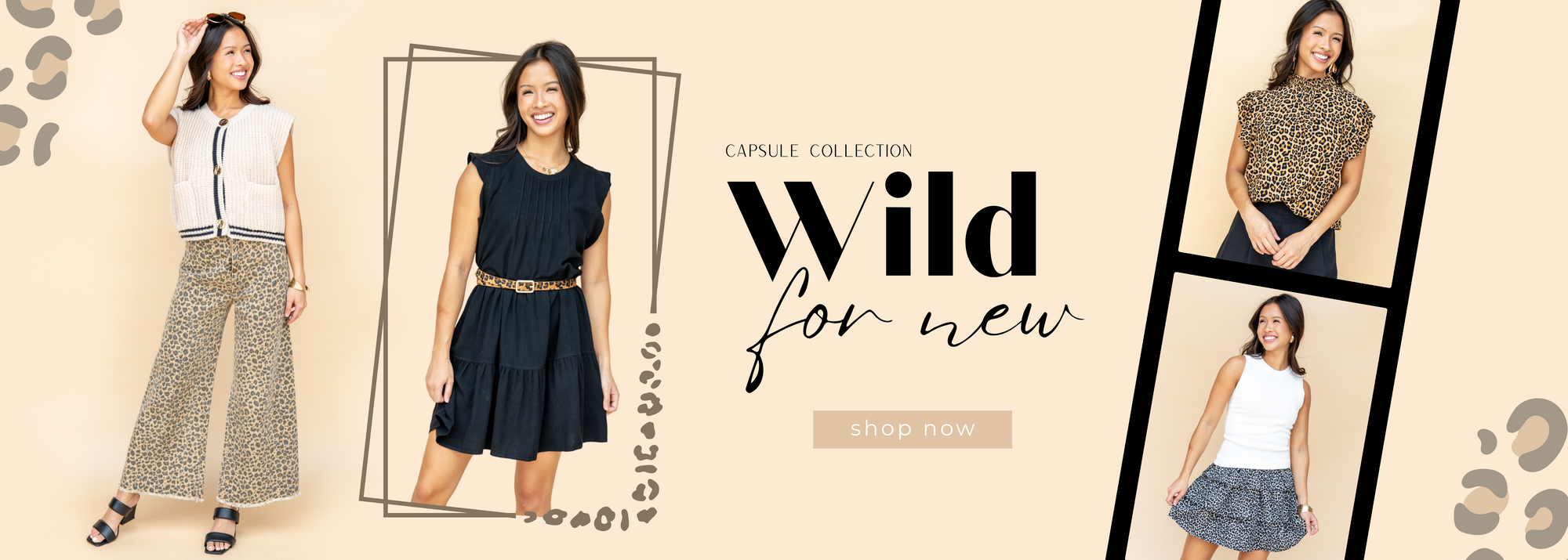 Wild for New -  leopard fashion trends