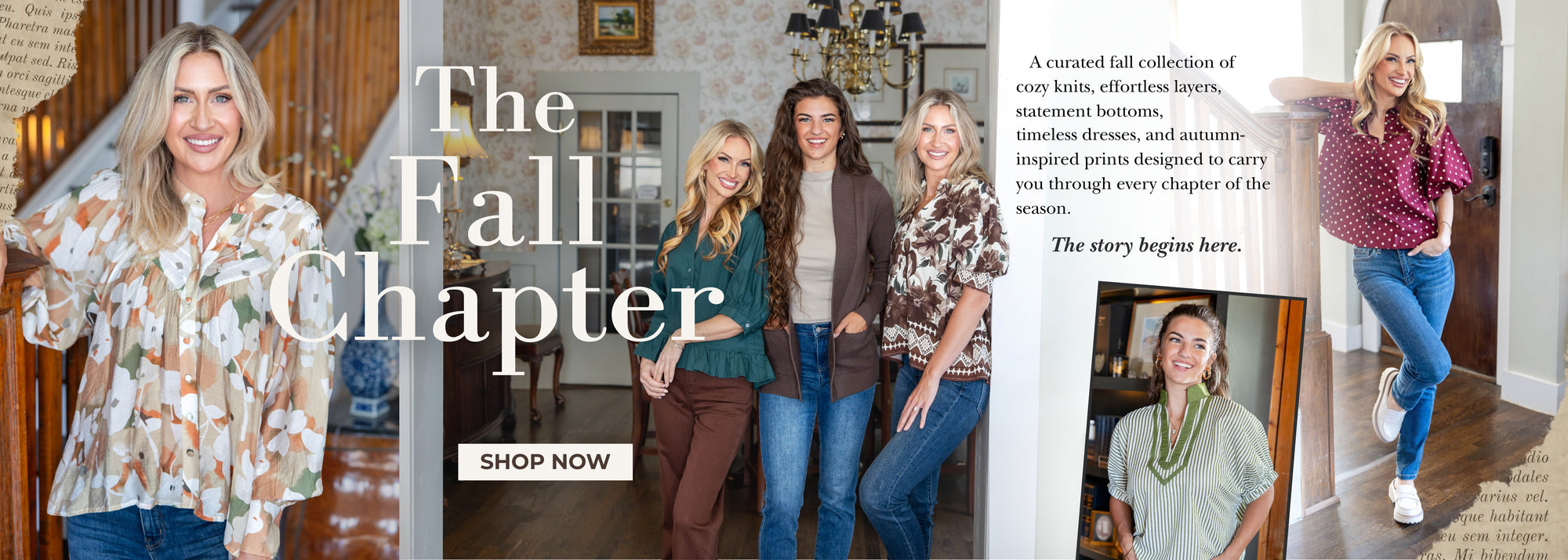 The Fall Chapter - Filled with the pieces you'll reach for from the first cool morning through the holidays