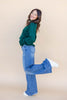 High Hopes Mid Rise Wide Leg Jeans